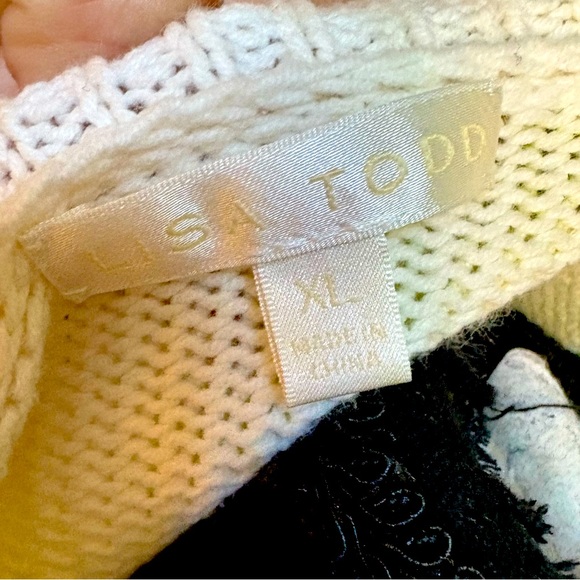 Lisa Todd Tie Dye Sweater- just like new❤️ xl cotton blend🩷 - Picture 5 of 16